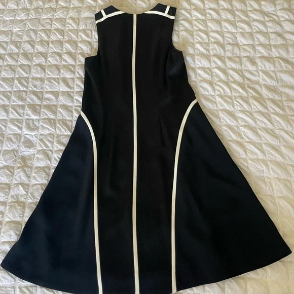 Rag & Bone Andrea  Black and White Mini Dress - Picture 7 of 7